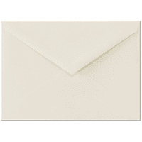 Luxpaper Зашилен облик на коверти, 1 8, lb. Природно бело, пакет