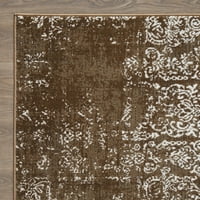 Ломакноти Ајсал Арили 6 '9' Браун потресен килим во затворен простор