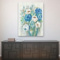 Уметничка галерија со ремек -дело Кобалт сина букет од Вилоубрук ликовна уметност платно уметност сликарство печатење 30 40
