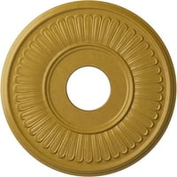 Ekena Millwork 3 4 OD 7 8 ID 3 4 P Berkshire тавански медалјон, рачно насликано иридесен злато