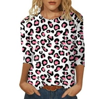 Денот на в Valentубените Денот на в Valentубените женски врвови кошули за ракави за жени, ден маица маица женска кошула печатена маица маица празник графички маички врво?