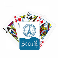Париз Франција Ајфеловата Кула Класичен Кантри Сити Резултат Покер Играње Карти Инди Игра