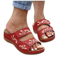 DMQUPV женски сандали со големина на женски сандали на отворено со дебело одбирање на женски сандали со жешки сандали за жешки