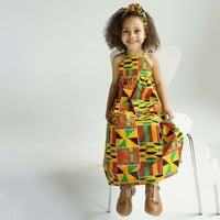 Shpwfbe Деца Девојки Африкански Дашики 3d Дигитални Печатење Трегери Принцеза Фустан Работи За Тинејџерски Девојки Подароци