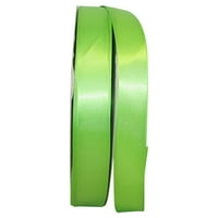 Reliant Ribbon Single Face Satin Allies Iimes Citrus Green Polyester Ribbon, 3600 0,87