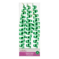 Начин да се прослави Марди Грас зелени сјајни спирални украси, брои